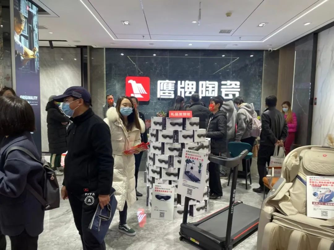 勢不可擋，鷹牌陶瓷終端布局再提速，石家莊1000㎡旗艦店盛大開業(yè)！